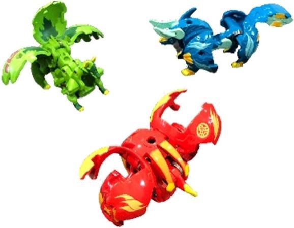 Actual product image Bakugan Evolutions' Starter Pack mit 3(Ultra Aquos Howlkor, Basic Pyrus Pegatrix, Basic Aquos Colo