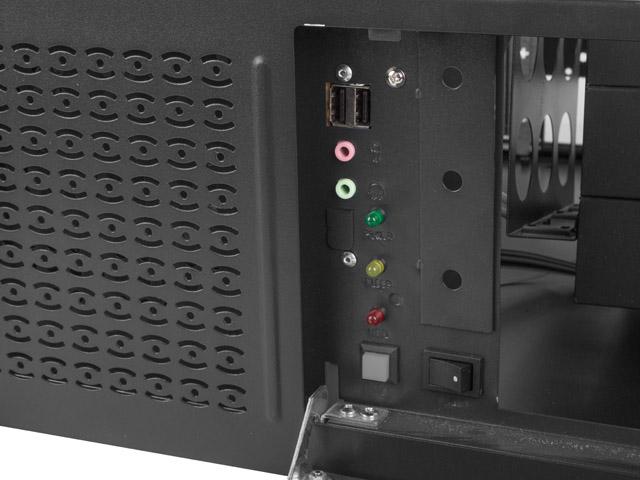 Produktbild Lanberg SC01-4504-08B Modulares Servergehäuse Rack (4U)