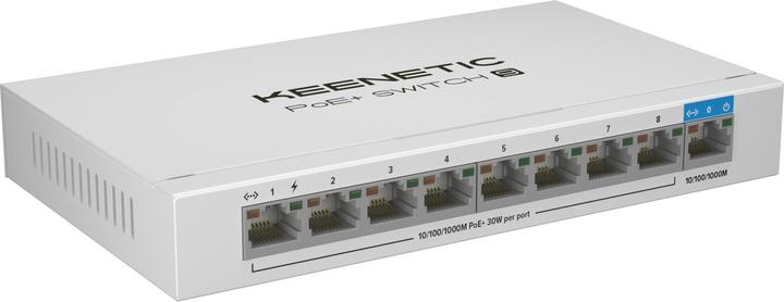 Immagine prodotto Keenetic Switch POE+ 9 UE Switch PoE+ 8 porte + 1 Uplink (9 Porti)