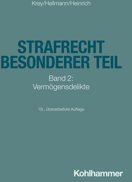 Produktbild Strafrecht Besonderer Teil (Deutsch, Manfred, Volker/Hellmann, Krey, Uwe/Heinrich, 2024)