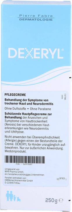 Produktbild Emramed DEXERYL Pflegecreme Hauttrockenheit Reimport, 250 g Creme (Creme)