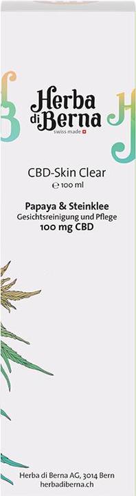 Image du produit Herba di Berna CBD-Skin Clear (Chiffons de nettoyage, 100 ml)