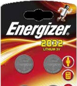 Actual product image Energizer Lithium (4 pcs., CR2032, 235 mAh)
