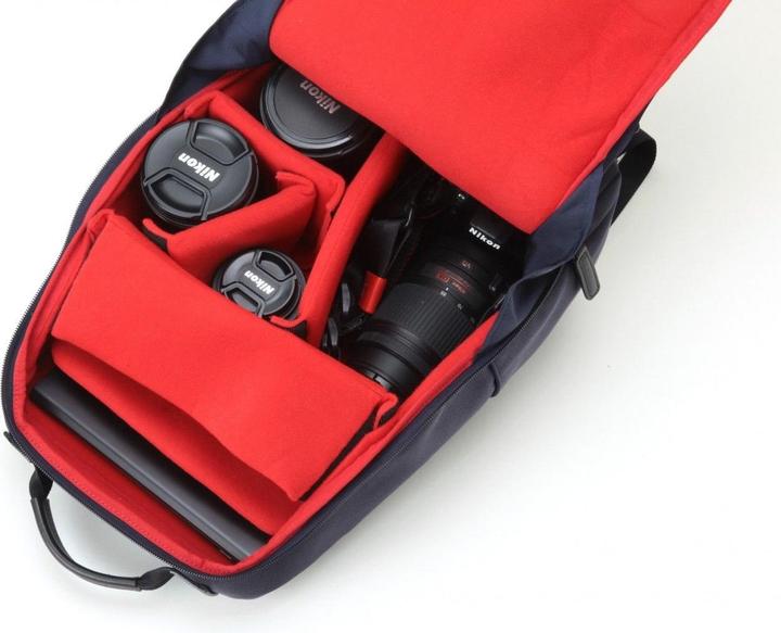 Actual product image Artisan & Artist RR4-06C Leather Panel Backpack