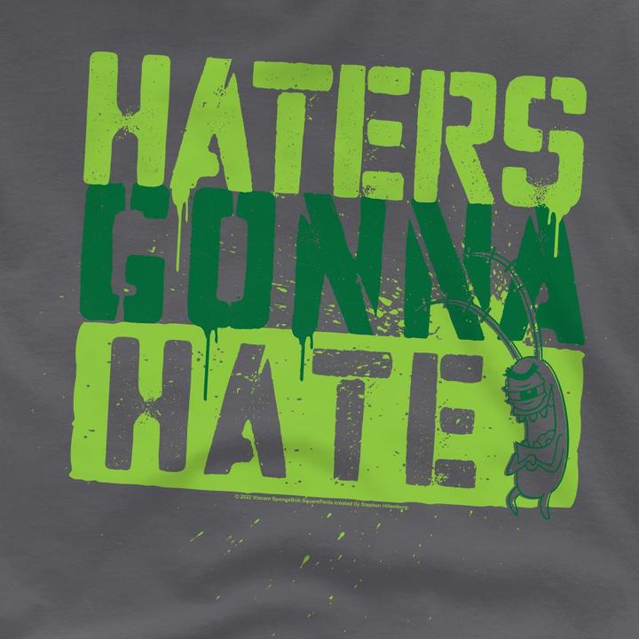 Immagine prodotto Spongebob Squarepants Haters Gonna Hate Maglietta Uomo (XL)