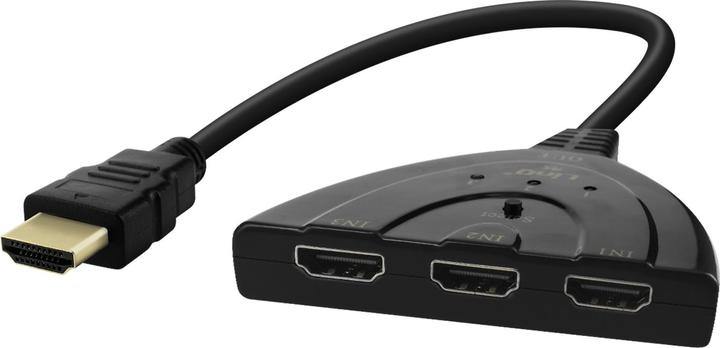 Actual product image LinQ HDMI switch 3 connections HDMI Full HD