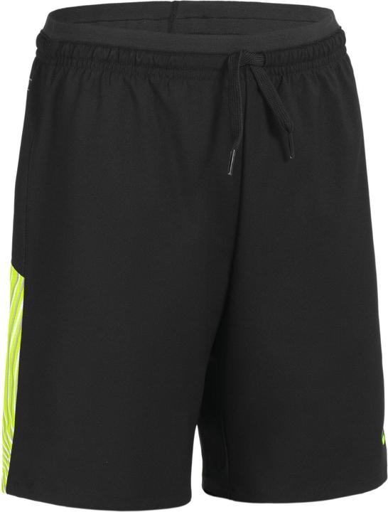 Produktbild Kipsta Kinder Fussball Shorts - VIRALTO Wavy schwarz/gelb (140)