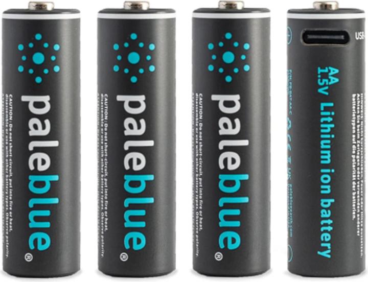 Pale Blue AA USB-C (4 pcs., AA, 1700 mAh)