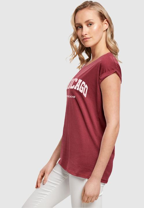 Produktbild Merchcode Ladies Chicago Wording - T-Shirt - 117985 (S)