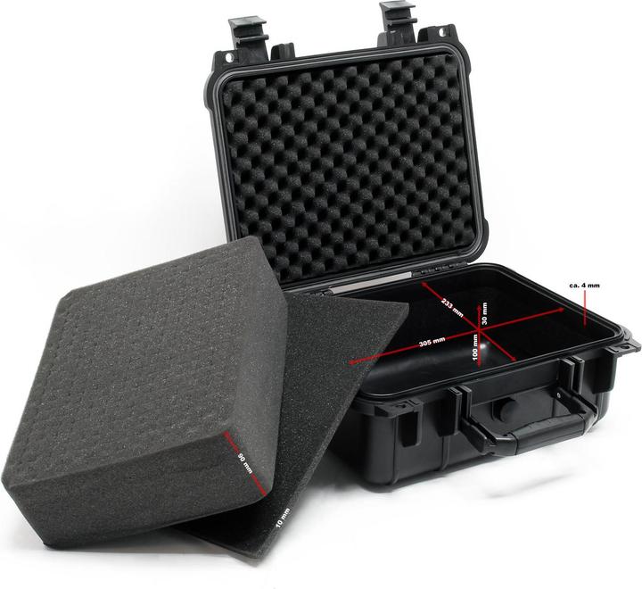 Actual product image Wiltec Protective equipment case Camera Hard Case Box M 35x29.5x15cm