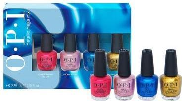 Immagine prodotto OPI Mega Mix Metallico - Lacca per unghie Autunno 24 Mini-pack da 4 pezzi (Mega Mix Metallico, Smalto)
