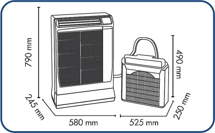 Immagine prodotto Argo Ulisse 13DCI Eco WiFi (40 m², 13500 BTU/h)