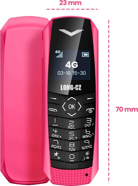Actual product image Avizar Mini 4G-LTE-Handy ultrakompakt 5 Std. Akkulaufzeit (4G)