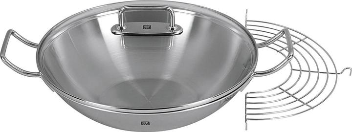 Zwilling Wok Plus (32 cm, Wok Pfanne, Edelstahl)