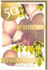 Produktbild Susy Card Geburtstagskarte - 50. Geburtstag "Goldig"