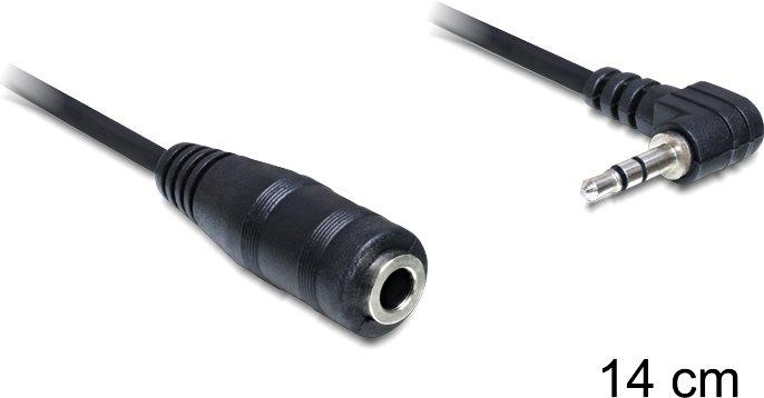 Immagine prodotto Delock Da 2,5 mm a 3,5 mm (0.14 m, Connettore da 3,5 mm (AUX), 2,5 mm)