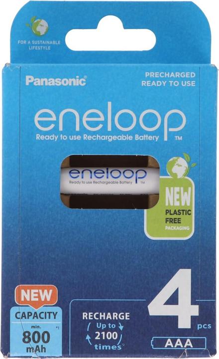 Produktbild Panasonic Akku Eneloop HR-3UTGA Mignon/AA, 4er +AccuCell Safe (4 Stk., AA, 2000 mAh)