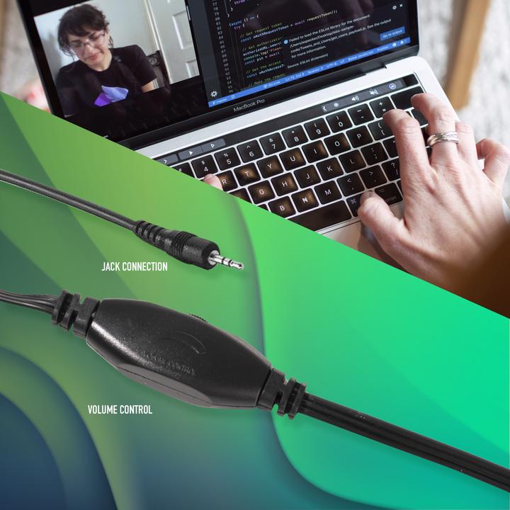 Produktbild NGS Headphone Headset Connector 3.5mm Ms 103 Pro Black (ANC, Kabelgebunden)