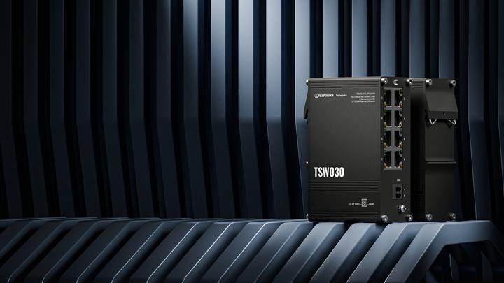 Immagine prodotto Teltonika Switch TSW030 8x RJ45 100Mb/s, IP30 (8 Porti)