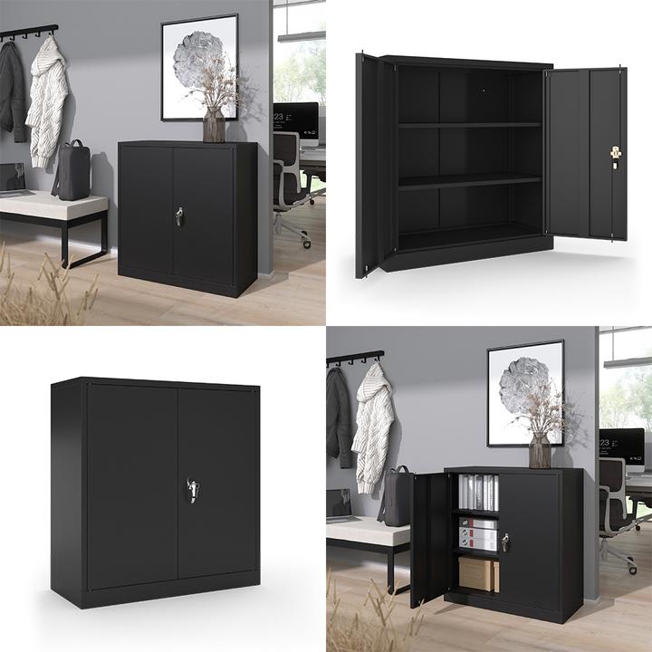 Produktbild Vicco Metallschrank (85 x 39 x 90 cm)