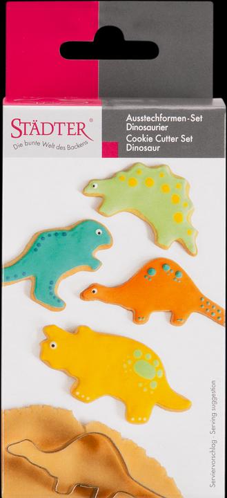 Image du produit Städter Jeu de moules à biscuits Dinosaure