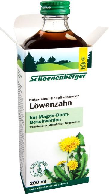 Produktbild Schönenberger Löwenzahn naturreiner Heilpflanzensaft, 200 ml Lösung