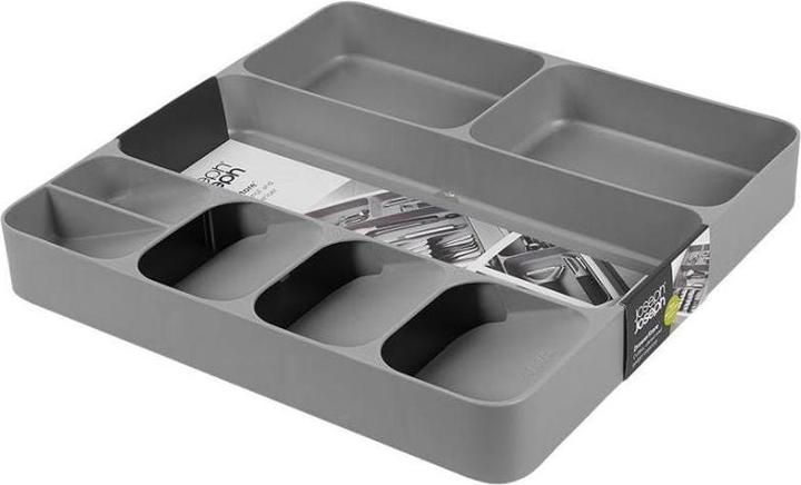 Actual product image Joseph Joseph DrawerStore Cutlery tray, grey, 38.4x39.7x5.3cm