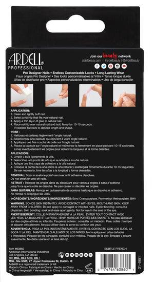 Produktbild Ardell Nail Addict French Subtle 28 Stk (Kunstnägel, Nude)