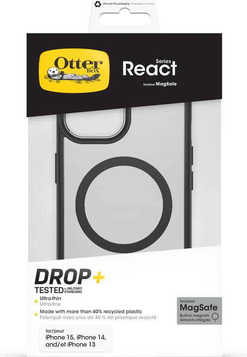 Produktbild OtterBox React mit MagSafe (Apple iPhone 14, Apple iPhone 15, Apple iPhone 16e, Apple iPhone 13)