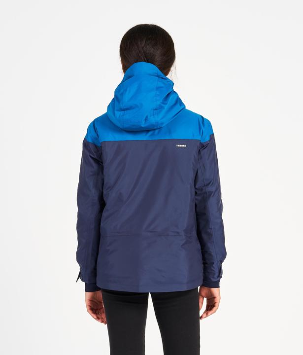 Immagine prodotto Tribord Giacca da vela per bambini calda e impermeabile 100 blu navy/blu (140)