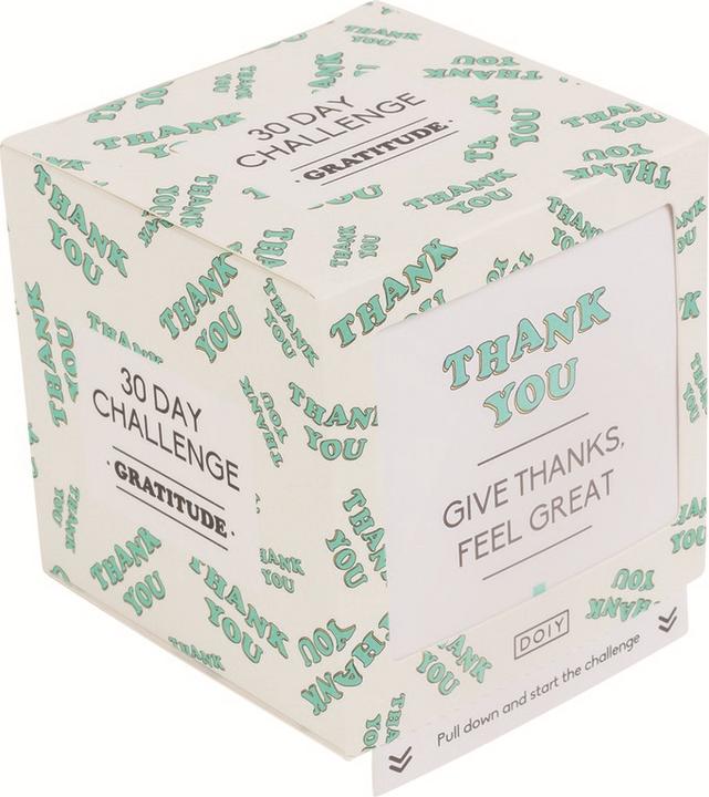 Doiy 30 Days Challenge "Gratitude" - Challenge box (Englisch)