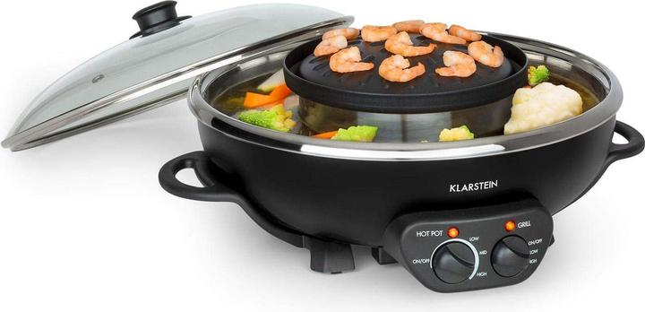 Produktbild Klarstein Hot Pot und Grillplatte