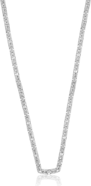 Muau Königskette (750/18K Weissgold, 45 cm)