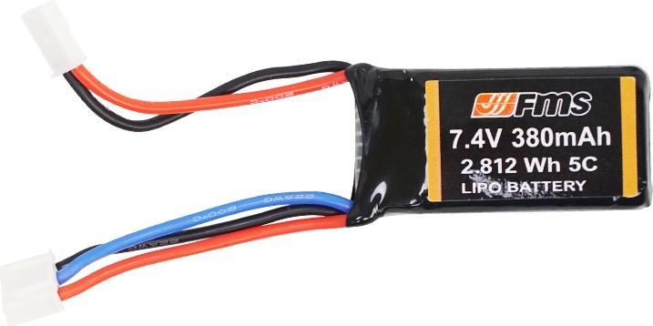Produktbild FMS LIPO Akku 2S 380mAh (7.40 V, 380 mAh)