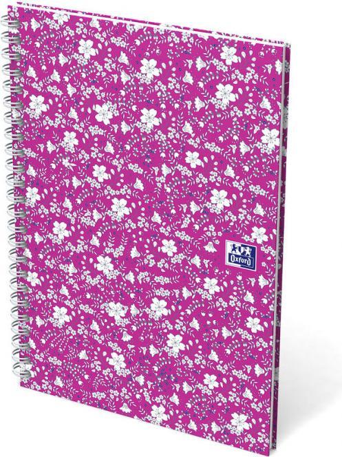 Image du produit Oxford FORME FLORAL - Livre à spirales (B5, Quadrillé, Couverture rigide)