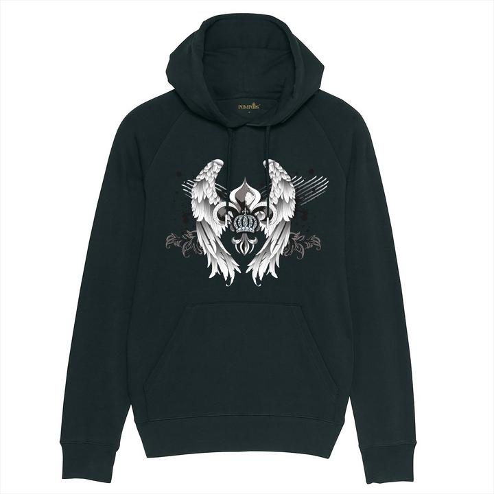 Immagine prodotto Pompöös Felpa con cappuccio da uomo "Wings" - edizione limitata - taglia XL (XL)
