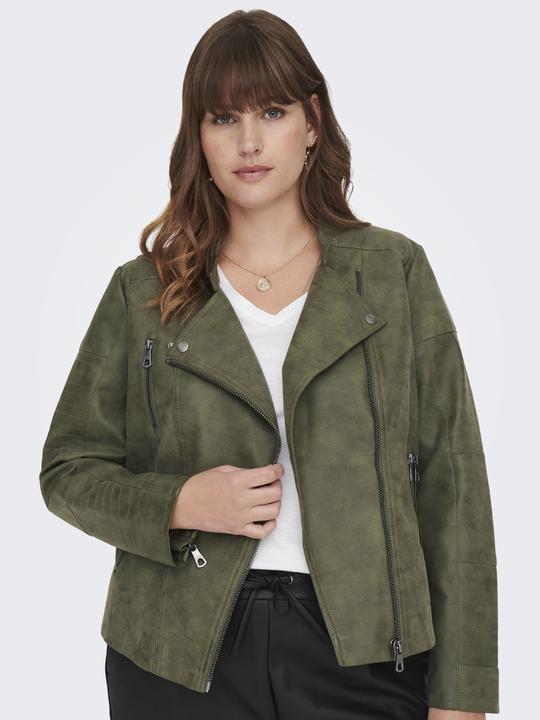 Produktbild Only Curvy Biker Jacke Kunstlederjacke (52)