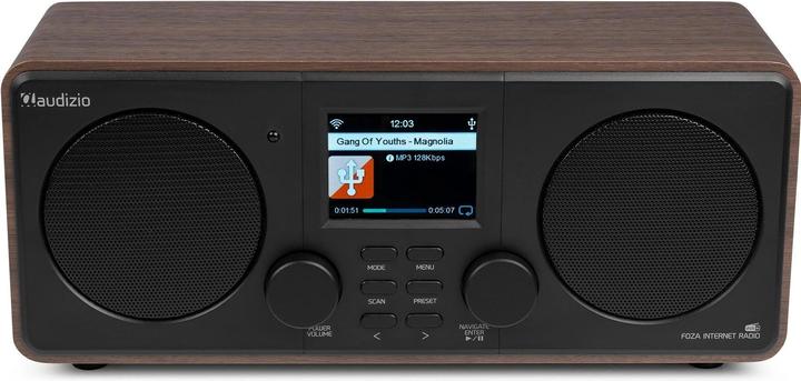 Produktbild Audizio Internetradio (FM, Internetradio, DAB+, WLAN, Bluetooth)
