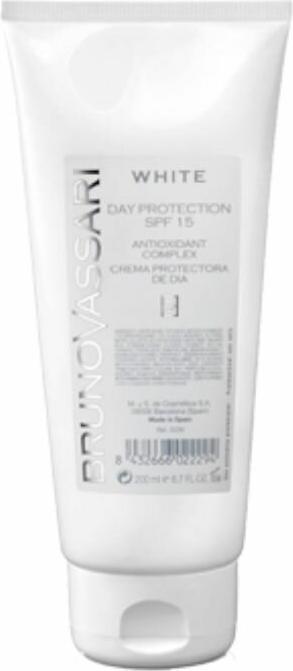 Bruno Vassari White Sun Protection Day Cream For Face Spf 15 - 200 Ml (Sonnencreme Gesicht, SPF 15, 200 ml)