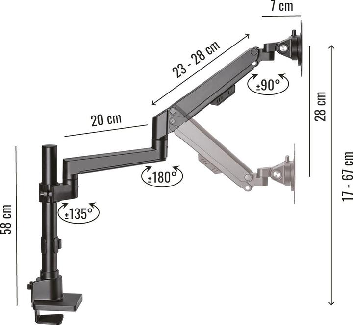 Produktbild Yaasa Monitor Arm