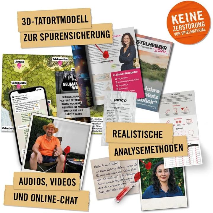 Actual product image Hidden Games Camping killer - crime game (German)