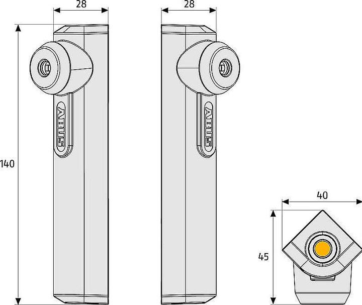 Actual product image Abus FTS 16 W EK 432655 Window lock, glossy white