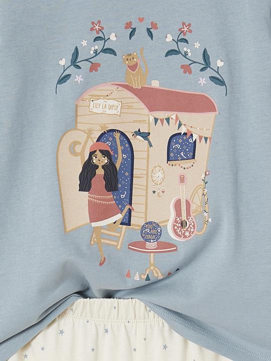 Produktbild Vertbaudet 2er-Pack lange Mädchen Schlafanzüge mit Boho-Print (104)