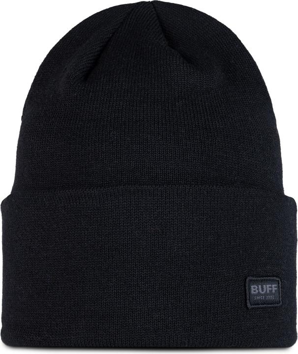 Buff Knitted Hat Niels Black (One Size)