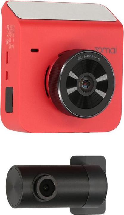 Produktbild 70mai car DVR DASH CAM A400 QHD MIDRIVE A400 + RC09 red (GPS-Empfänger, WLAN, Eingebautes Display, QHD)