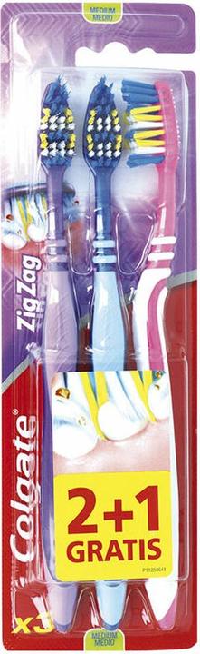 Produktbild Colgate Cepillo D Zig Zag 2 1 (Mittel, 3 x)