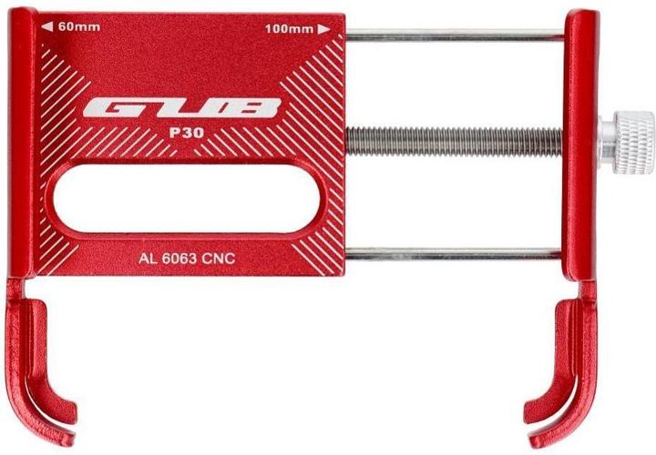 Image du produit OEM Bicycle accessory GUB bike holder for mobile phone P30 Aluminium red