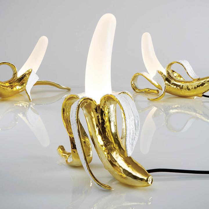 Actual product image Seletti Banana Lamp Dewey table lamp gold (480 lm)