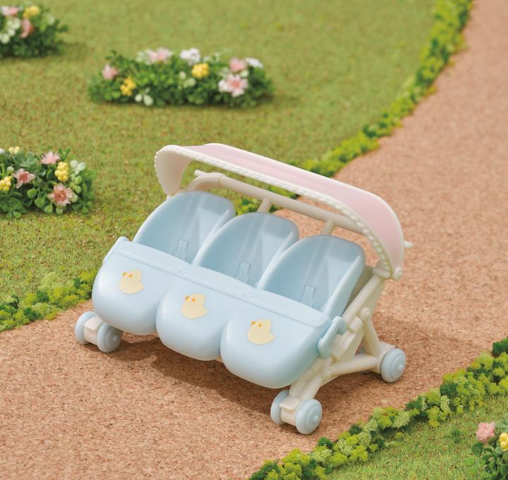 Produktbild Sylvanian Families Triplets Stroller