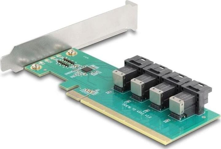 Immagine prodotto Delock 90777 - Scheda PCI Express x16 a 4 x SFF-8643 NVMe interni - Biforcazione - Low Pro